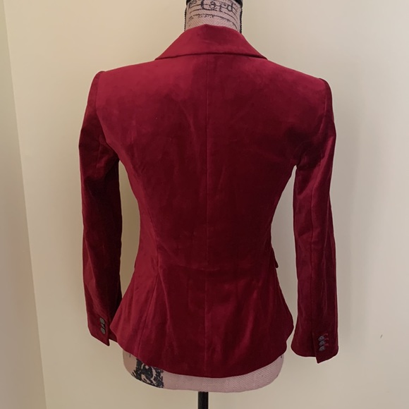 White House Black Market Jackets & Coats Nwt Claret Red Velvet